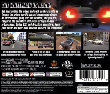 Driver 2 (US) box cover back